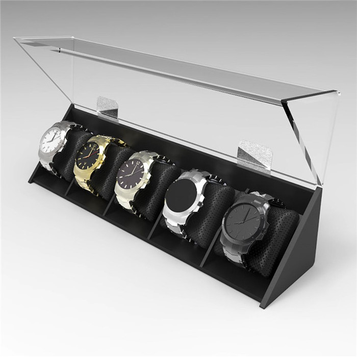 Wholesale New fashion Acrylic Watch Display Box Wrist Watch Display Stand