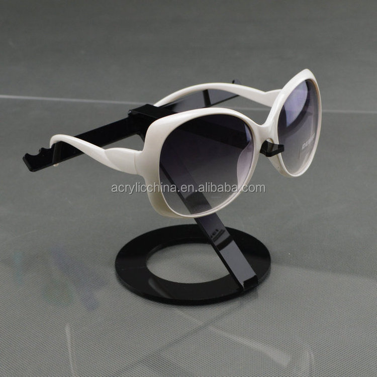 decorative Single Tier Acrylic Sunglasses Eyeglasses Display Stand holder 2018