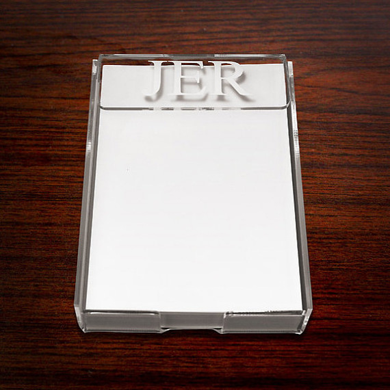 Acrylic notepad holder,wholesale transparent lucite acrylic notepad holder