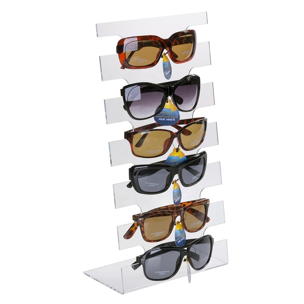 Wholesale custom acrylic display sunglasses stand rack for retail