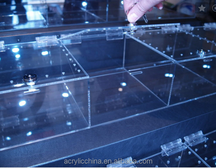 High quality acrylic reptile display cases with lid,customized storage box acrylic creeper/reptile display cases wholesale