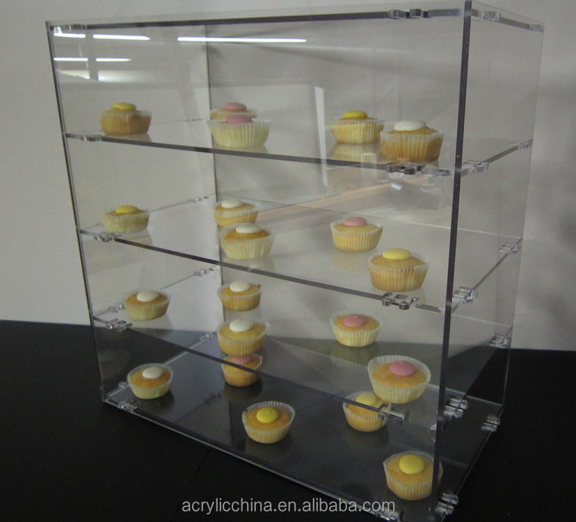 Clear acrylic cupcake/bread display case