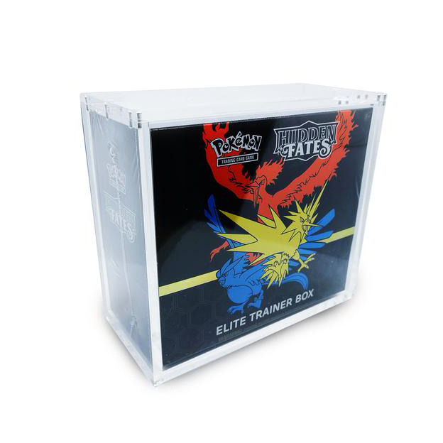 Hot Sell Pokemon Booster Display Case Magenet Pokemon Acrylic Box