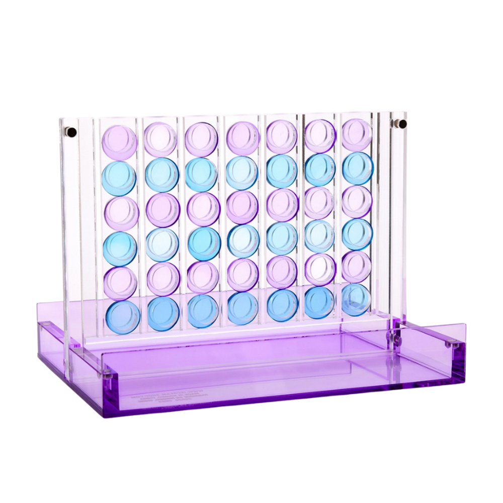 Luxe Acrylic Four In A Row Game Modern Acrylic Connect 4 Games Enjoyable Gift For All Ages