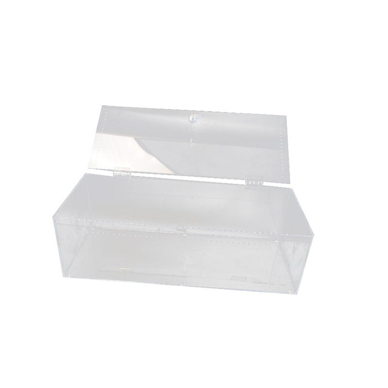 Clear Reptile Snake Display Case Custom Reptile Display Acrylic Box