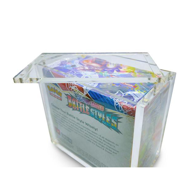 Hot Sell Pokemon Booster Display Case Magenet Pokemon Acrylic Box