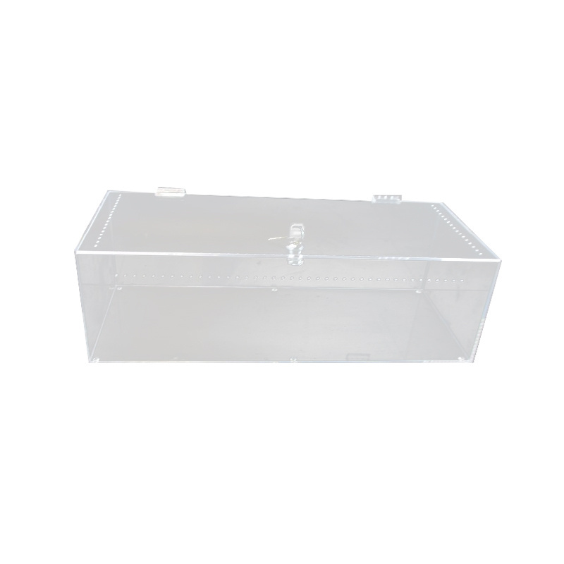 Clear Reptile Snake Display Case Custom Reptile Display Acrylic Box