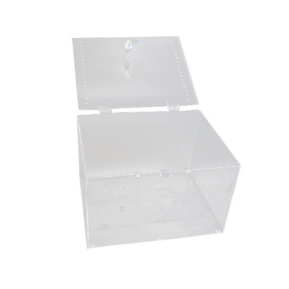 Clear Reptile Snake Display Case Custom Reptile Display Acrylic Box