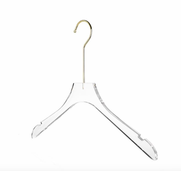 Acrylic Hangers Factory Wholesale custom Acryl clothes stand Plexiglass Hanger Lucite Coat Hanger acrilico Clothing Rack