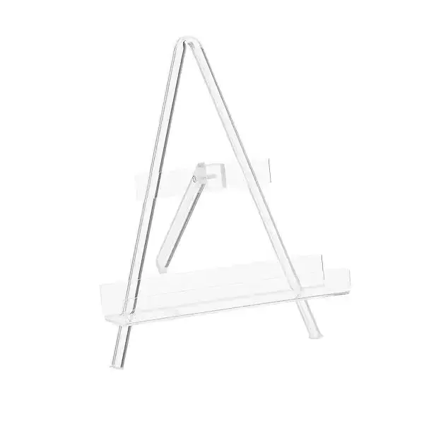 Clear Acrylic Easel Display For Picture Custom Acrylic Easel Stand