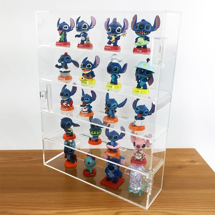 modern display cabinet Acrylic Display Cabinet With Lock - Rectangular Locking Clear Acrylic Display Case