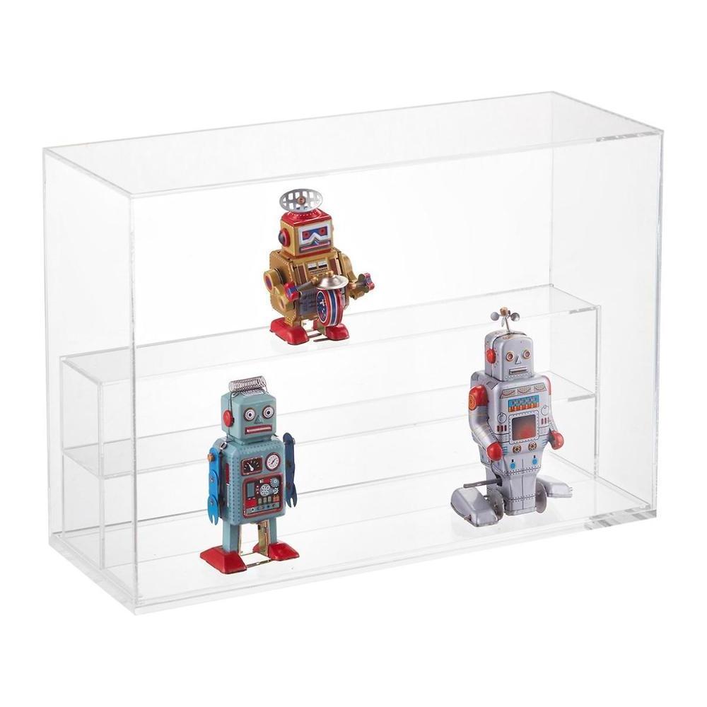 modern display cabinet Acrylic Display Cabinet With Lock - Rectangular Locking Clear Acrylic Display Case