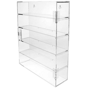 modern display cabinet Acrylic Display Cabinet With Lock - Rectangular Locking Clear Acrylic Display Case