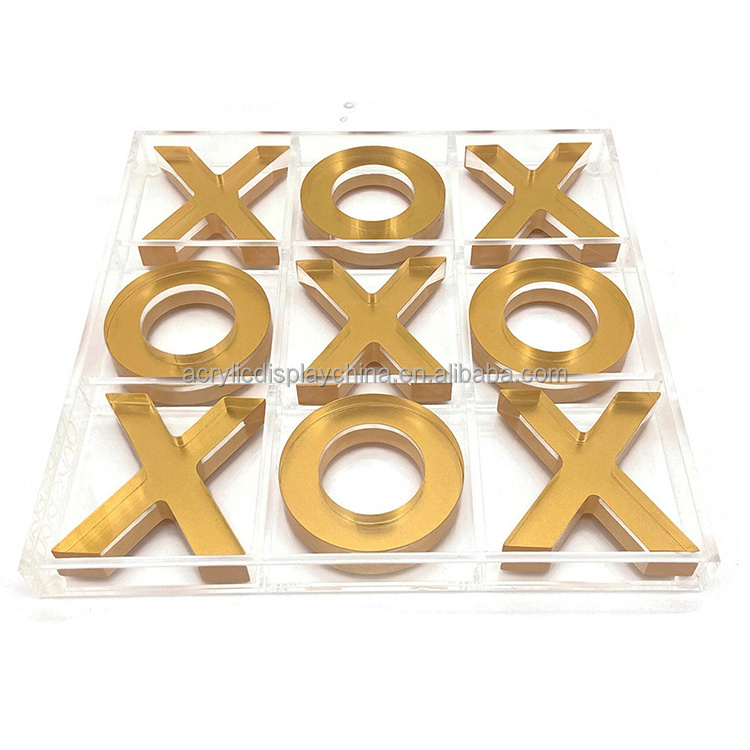 Lucite Chess Game set clear acrylic chess