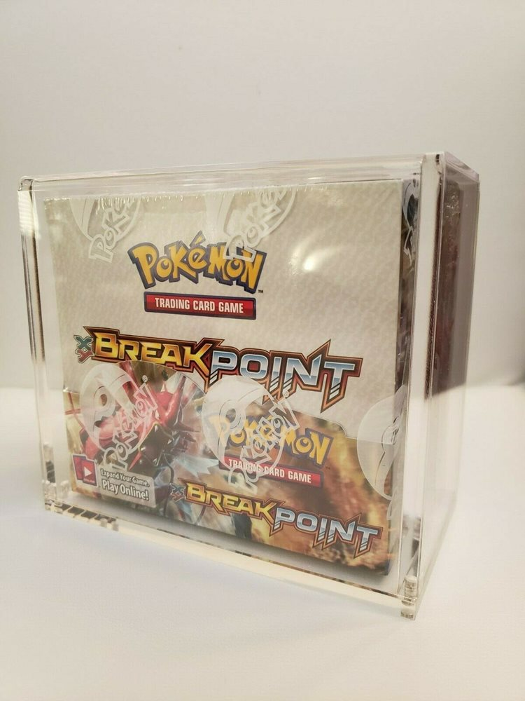 Wholesale ETB Acrylic Booster Box Display Case Box Acrylic Case Trainer Box With Sliding Lid