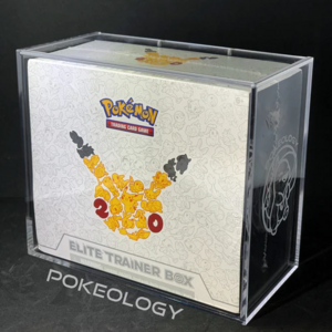 Wholesale ETB Acrylic Booster Box Display Case Box Acrylic Case Trainer Box With Sliding Lid