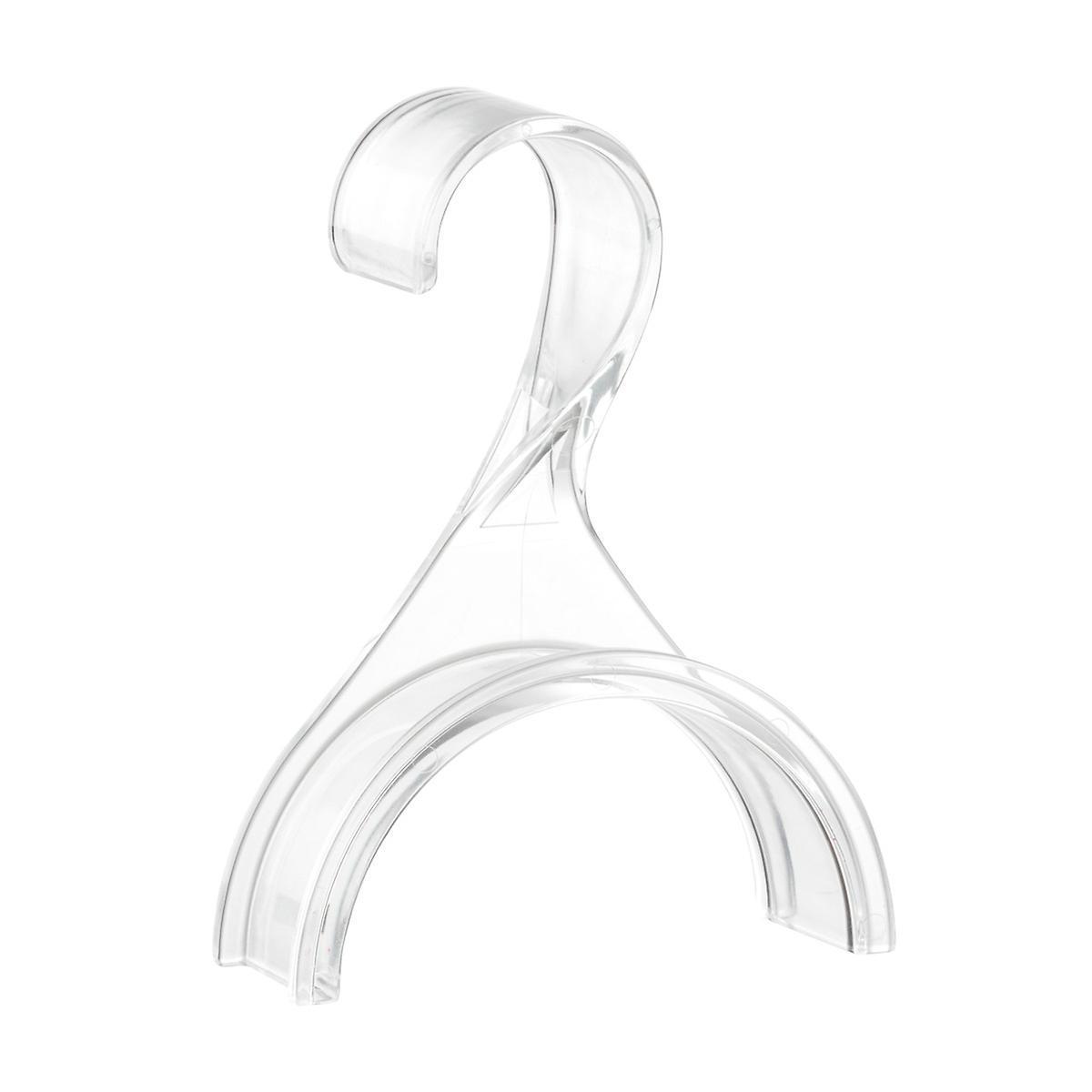 Factory wholesale new arrival hanger custom transparent clear acrylic hanger bag storage hanger