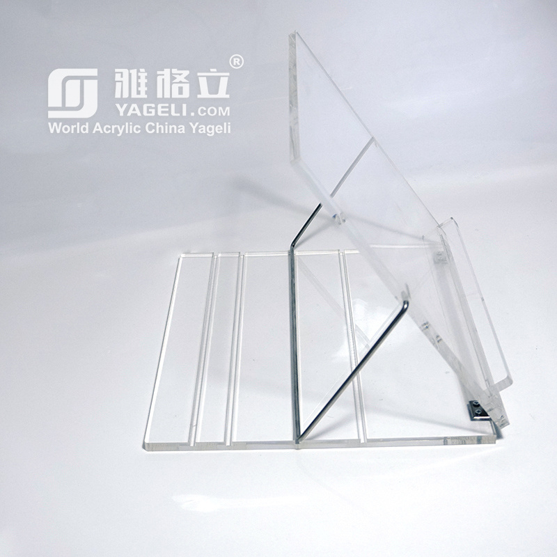 Acrylic Jewish Foldable Lucite Shtender for Reading Books Acrylic Open Book Display Stand