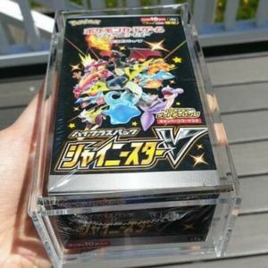 Acrylic Case For TCG Japanese Booster Box Japanese shinning V protective UV display box