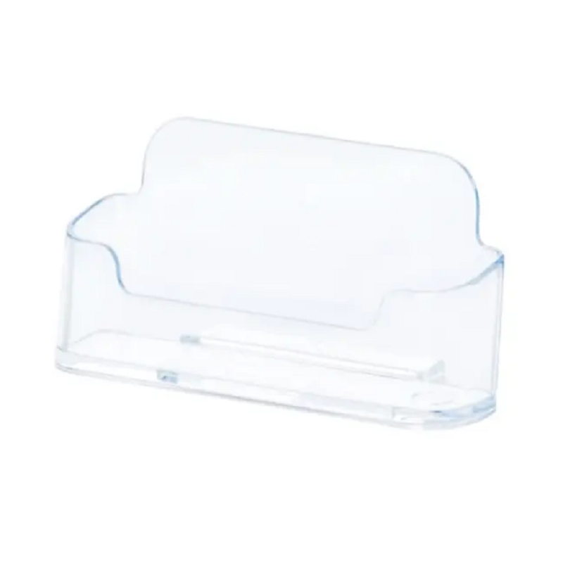 Wholesale Custom Clear Acrylic Business Card Display Stand for Desk Decor