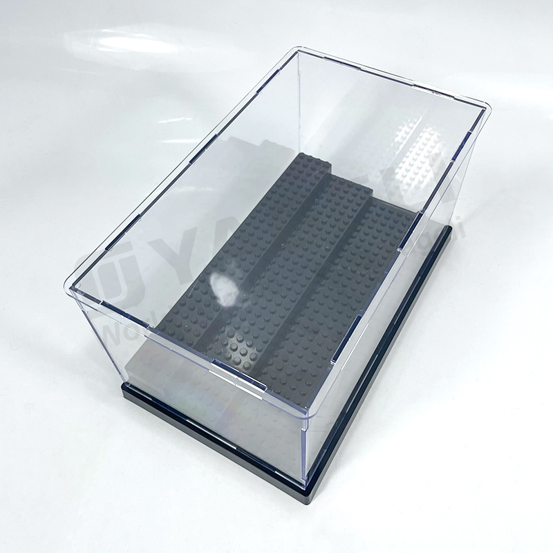 Wholesale Custom Clear Acrylic Figure Display case for Legos Minifigures Acrylic Display Box