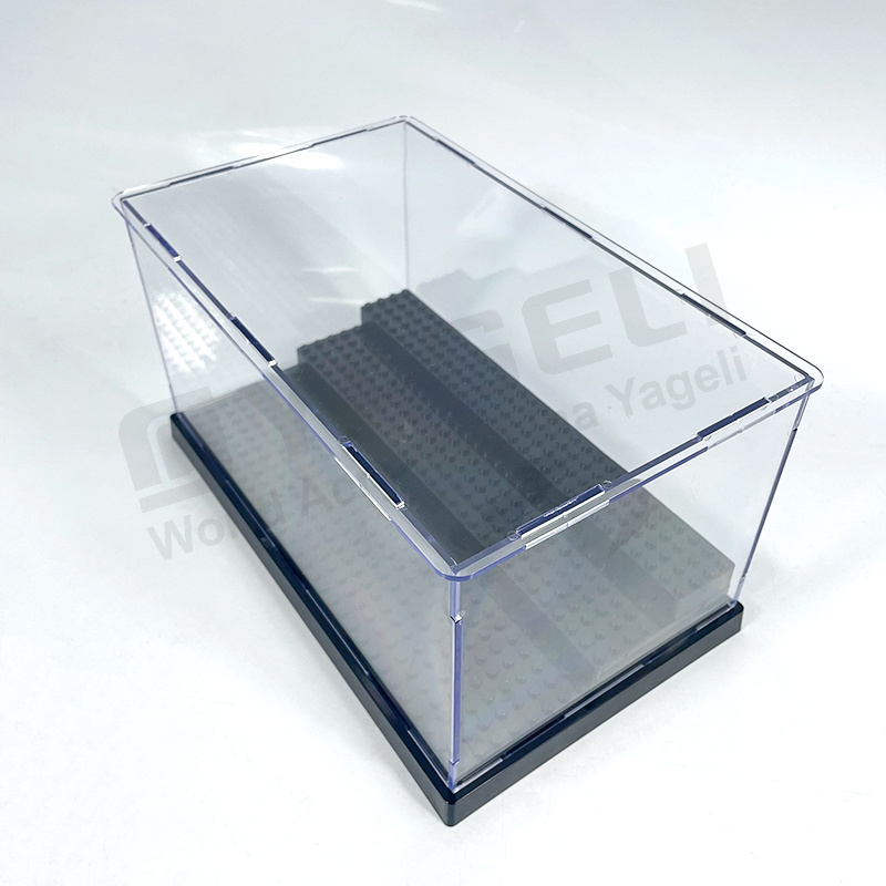 Wholesale Custom Clear Acrylic Figure Display case for Legos Minifigures Acrylic Display Box