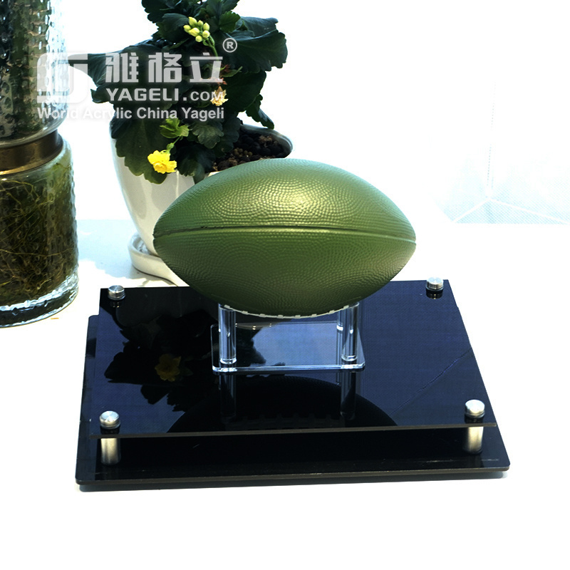 Wholesale Custom Square Acrylic Sport Ball Display Case Acrylic Cube Box Sports Memorabilia Display Box