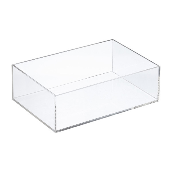 Customized plexiglass planter box clear acrylic tabletop 5 sided flower pot holder box wholesale