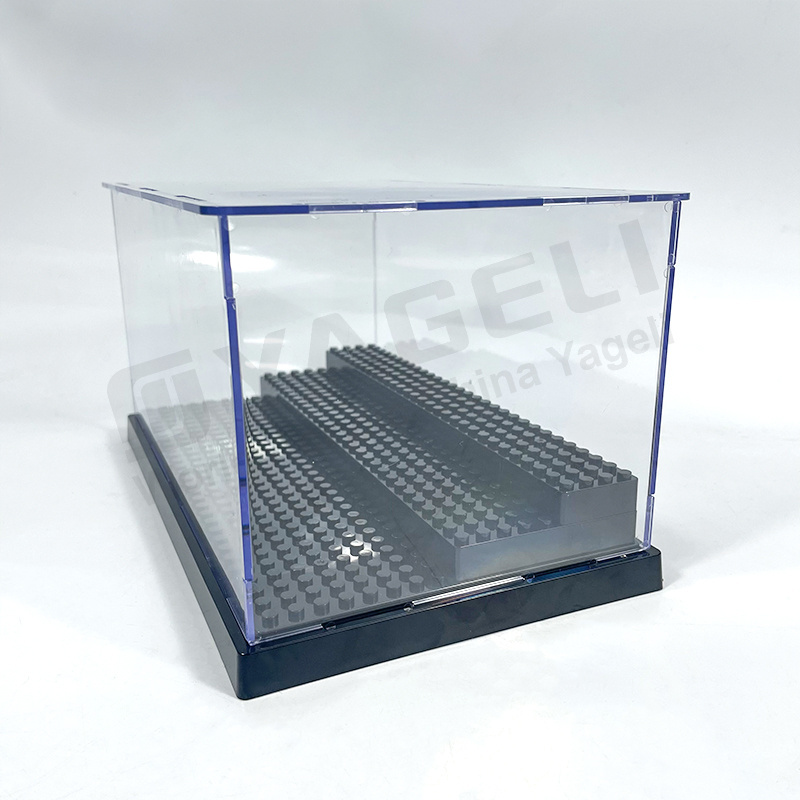 Wholesale Custom Clear Acrylic Figure Display case for Legos Minifigures Acrylic Display Box