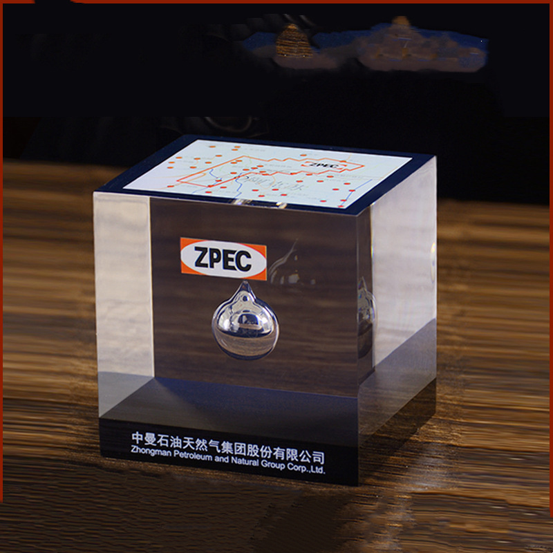 Product Built-in Acrylic cube display transparent resin cube  | customized acrylic cube block | solid  acrylic resin block