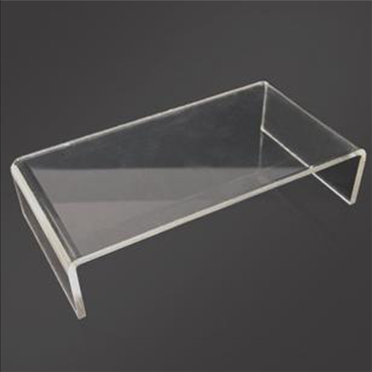 U-Shaped acrylic display risers | Set of 3 Different Sizes bag Clear display acryl riser |  shoe acrylic riser display shelf