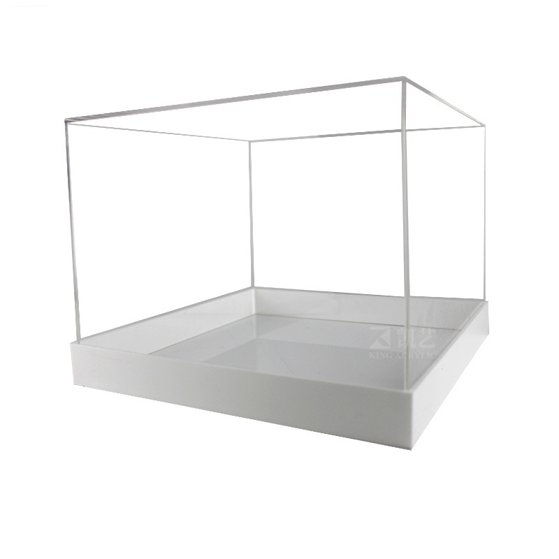 Wholesale Transparent Acrylic Display Box For Lego Model Table Top Box Cube Storage Box