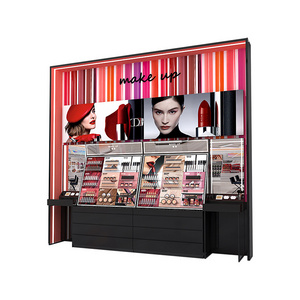 Cosmetics Beauty Shop Skincare Store Wall Shelf Beauty Salon Makeup Display Cabinet Shelves