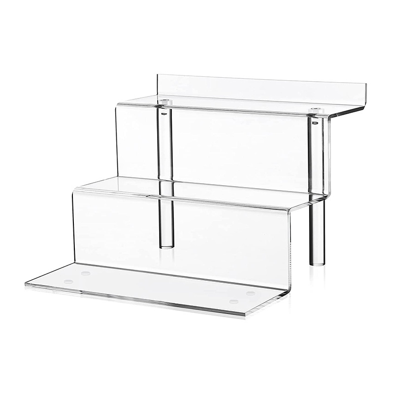 Perfume Cupcake Organizer Stand 3 Tier Clear Acrylic Display Riser Shelf for Pops & Toys Figures