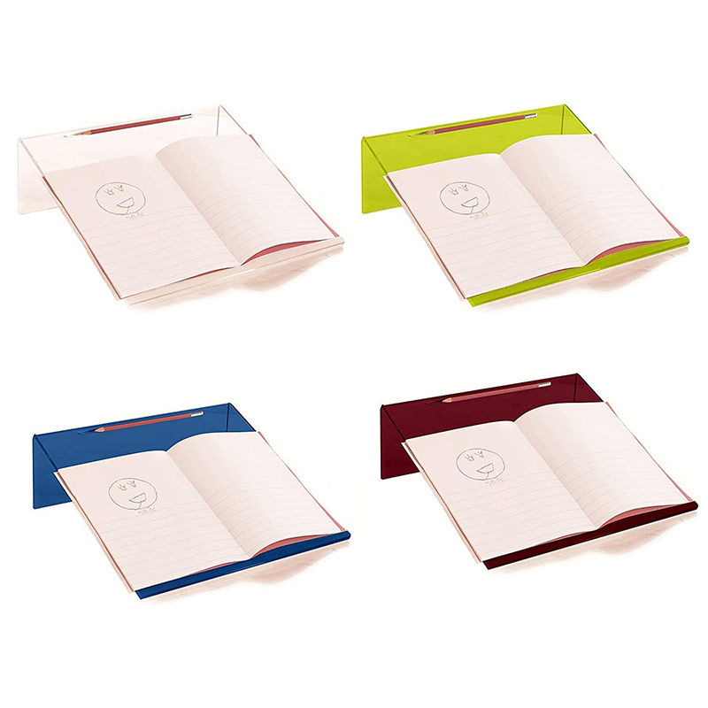 Clear Design Slant Board Painting Board Support Rack Portable Reading Shelf Acrylic Writing Pad for Laptop