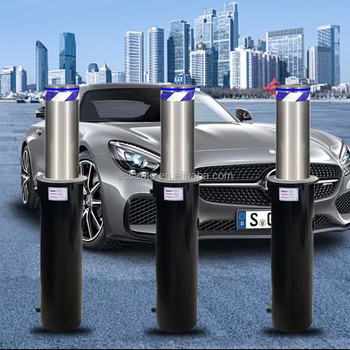 Automatic Hydraulic Bollard 304 Stainless Steel Lifting Column Cutting Retractable 304 Stainless Steel Bollards