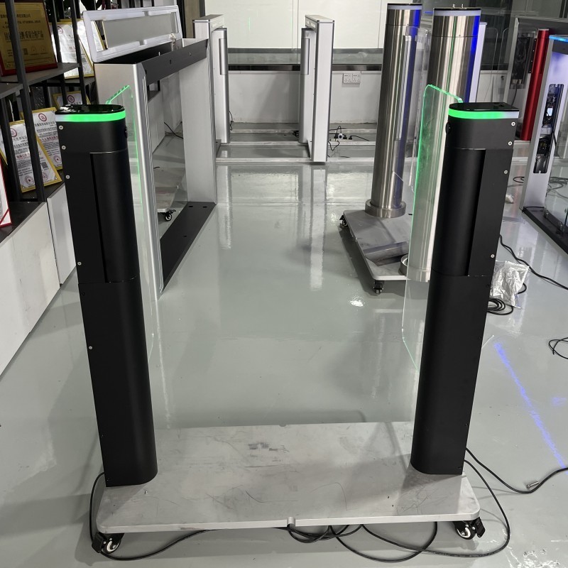 Entrance Safety Turnstile Speed 2 Poles Gate Automatic Induction Supermarket Swing Turnstile Barrier Gate