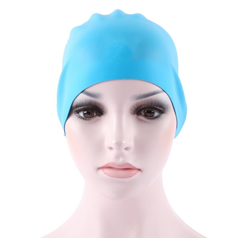 Seamless 3D Silicone Swimming Cap 3D swim cap Dome swim cap with customized logo