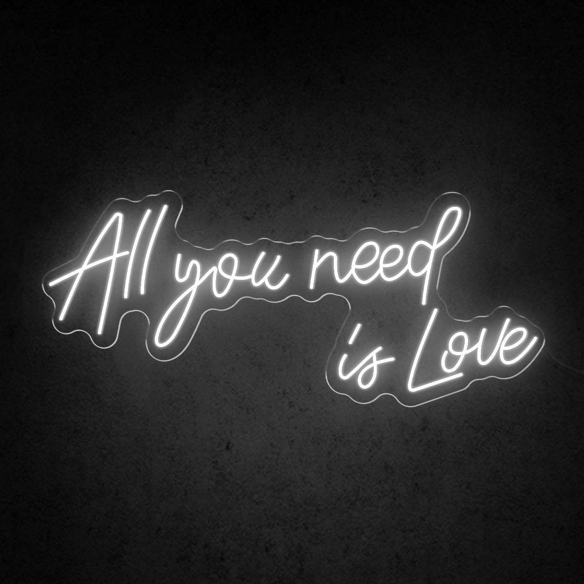 ALL YOU NEED IS LOVE NEON LIGHTS custom neon sign drop shipping led custom made logo neon sign letters led