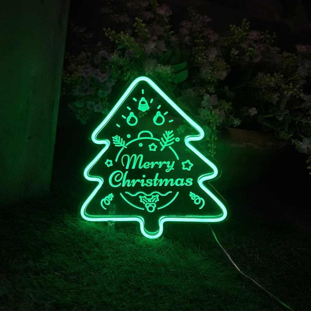 Custom Christmas Hat No MOQ free design neon signs lighting LED Neon sign Letters for Christmas Party