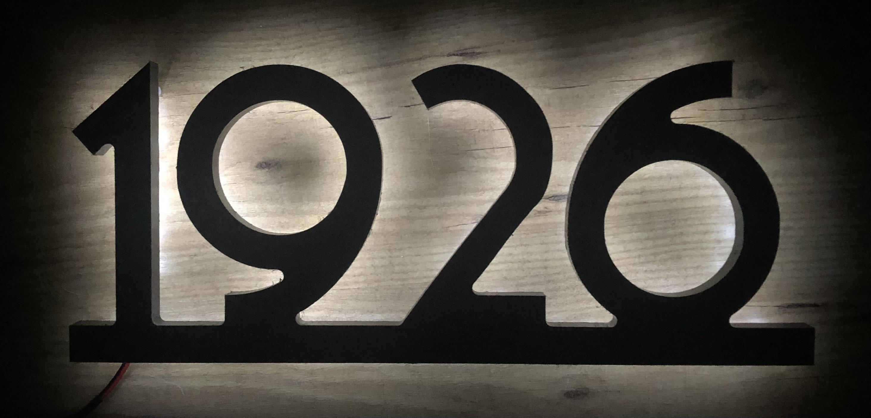 Custom BackLit Signs Light up House Numbers Address Sign