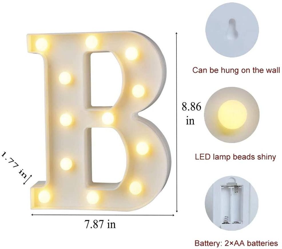 LED Marquee A-Z Letter Sign Wedding Decoration Event led Light bulb Letters Numbers Sign Manufacturer