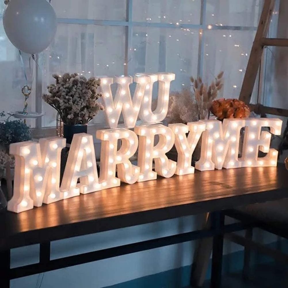 LED Marquee A-Z Letter Sign Wedding Decoration Event led Light bulb Letters Numbers Sign Manufacturer