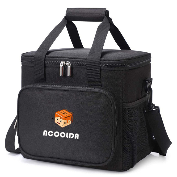 Customized cooler bag for food  keep warm food delivery insulated thermal lunch cooler bag portable picnic bag