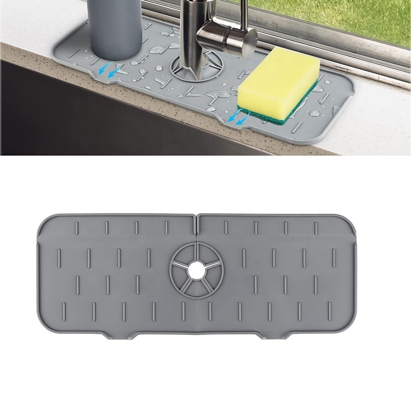 silicone sink draining pads behind faucet silicone sink faucet splash guard kitchen faucet water catcher mat tray