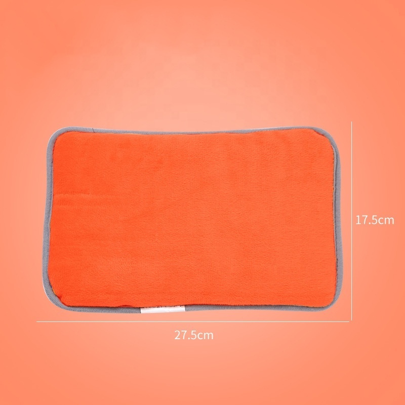 hot sale fashionable electric hot water bag usb safe rechargeable pvc electric hot water bottle