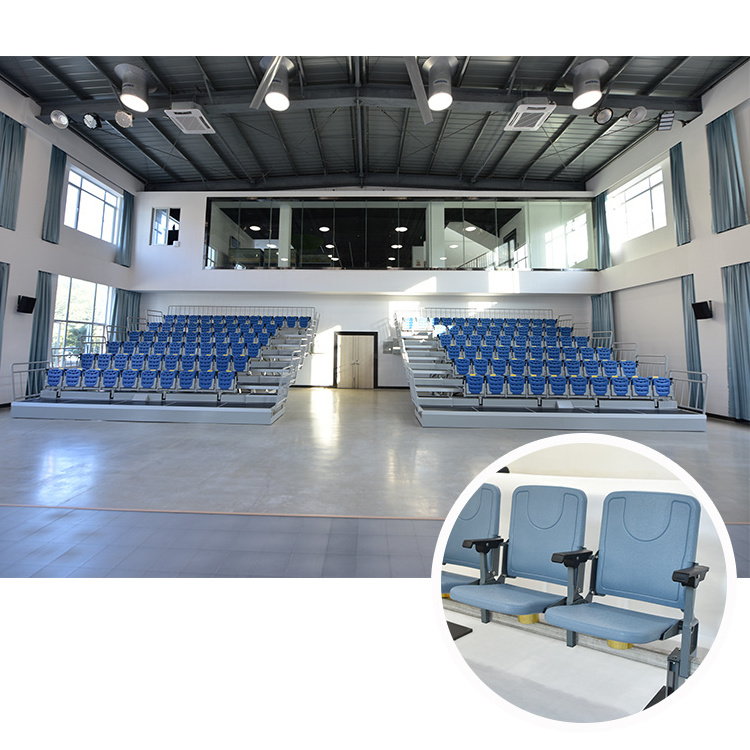 ACT Hot sales retractable stand indoor stadium used seating chairs stadium seats