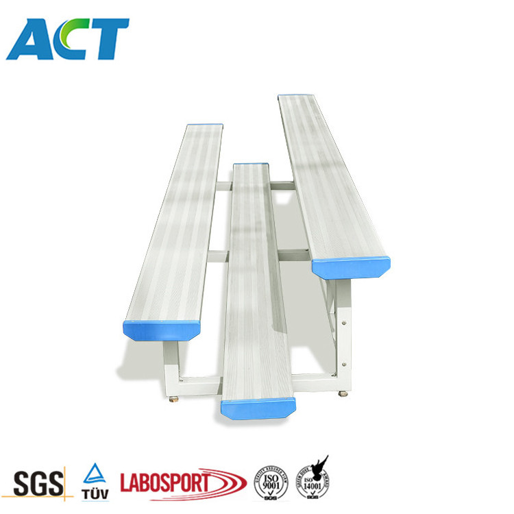 Outdoor sports court bench seating tribune portable aluminum bleachers