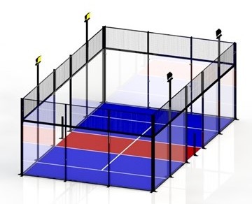 Outdoor Canchas De Padbol court for sale