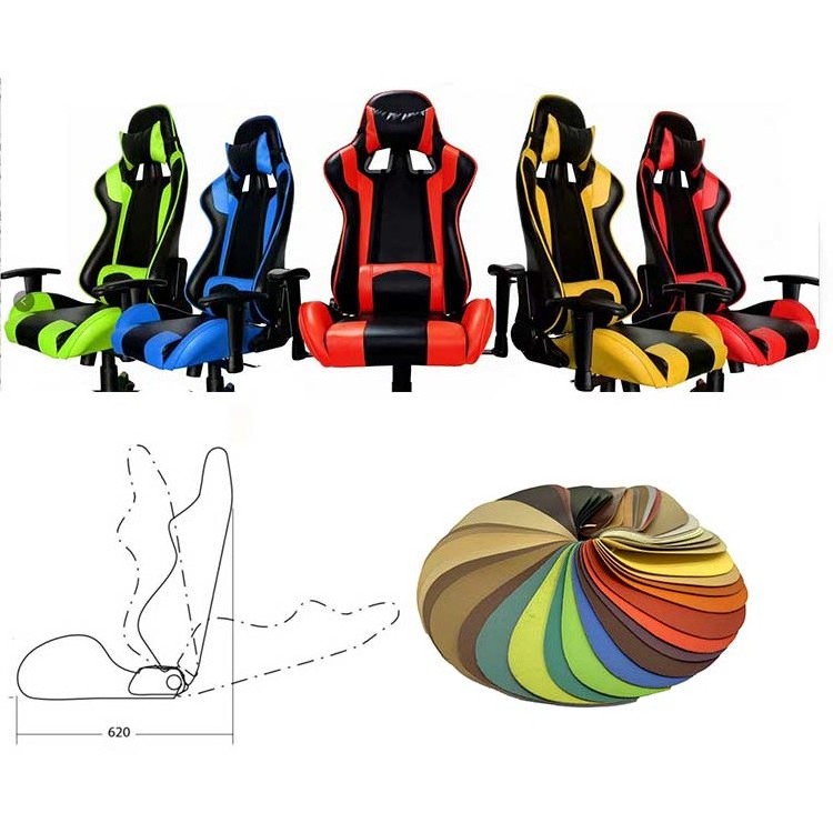 Hot sale PVC coated reclinable car seat car racing seats for sale